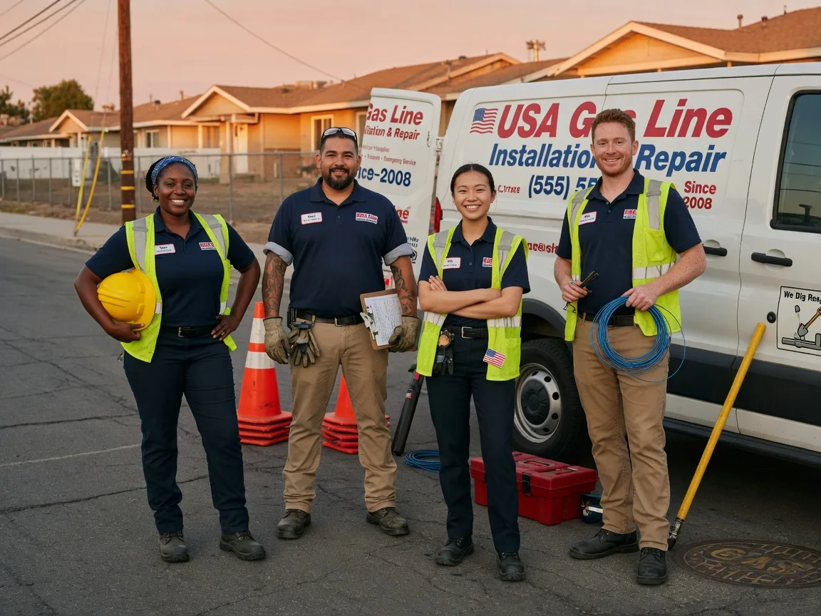 Gas Line Installation company in Anson, ME